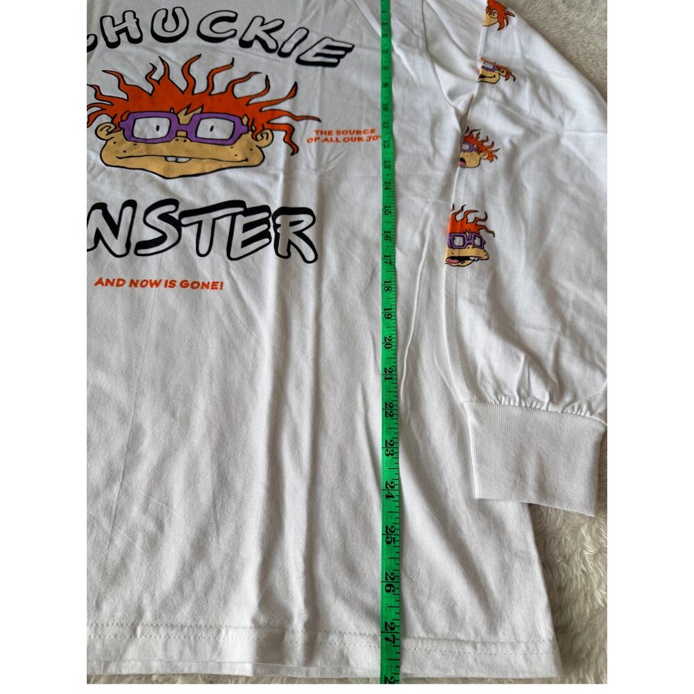 Nickelodeon Rugrats Chuckie Finster Long Sleeve Graphic Tee S NWOT - Picture 5 of 6